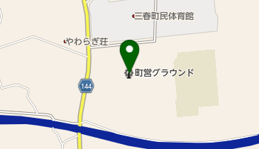 三春町営運動場の地図画像