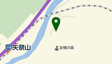 矢祭山友情の森の地図画像