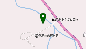 前沢曲屋集落・花しょうぶ園の地図画像