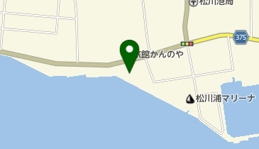 松川浦の地図画像