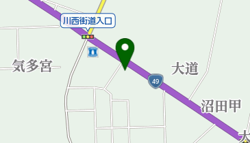 新鮮野菜のふれあい市の地図画像