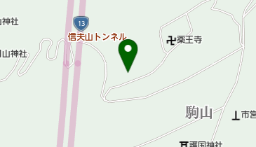 信夫山第一展望台の地図画像