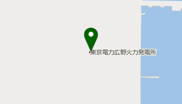 東京電力(株)広野火力発電所の地図画像