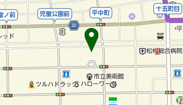 いわき市文化センターの地図画像