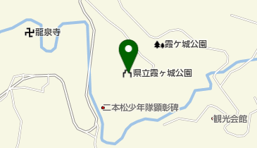 二本松の菊人形の地図画像