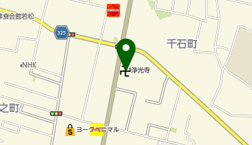 千手観世音菩薩お日市の地図画像