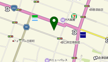 田中稲荷神社お日市の地図画像