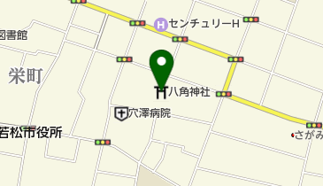 八角神社お日市の地図画像