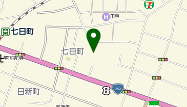 福満虚空蔵菩薩お日市の地図画像