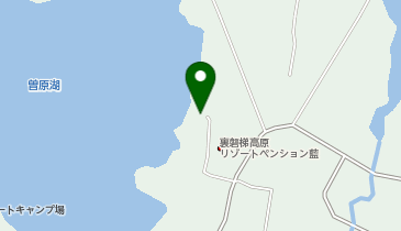 曽原湖の地図画像