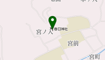 春日神社の地図画像