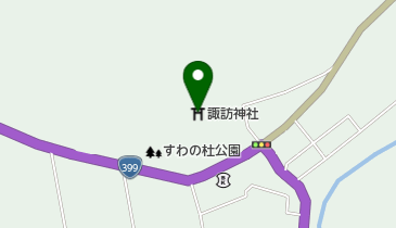 諏訪神社の地図画像