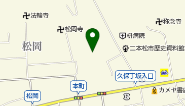 二本松神社の地図画像