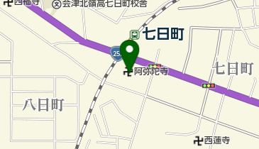 阿弥陀寺の地図画像