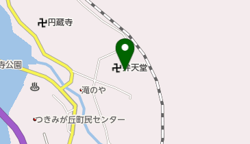 奥之院弁天堂の地図画像