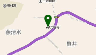 光岩寺の地図画像