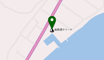 福島県翁島港マリーナの地図画像
