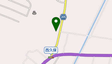 西久保温泉の地図画像