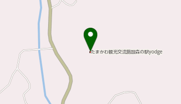 たまかわ観光交流施設森の駅yodgeの地図画像