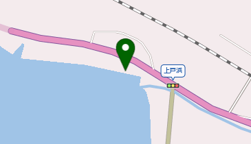 上戸浜湖水浴場の地図画像