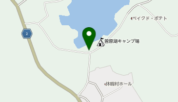 曽原湖の地図画像