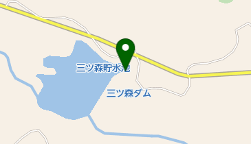 三ツ森溜池の地図画像