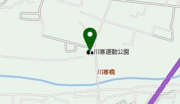 川寒運動公園の地図画像