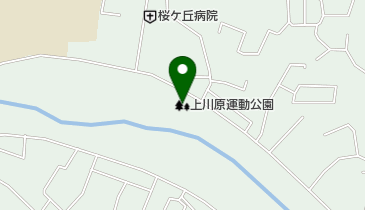 上川原運動公園の地図画像