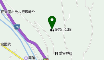 愛宕山公園の地図画像