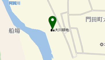 大川緑地の地図画像