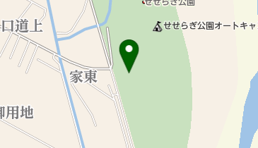 せせらぎ緑地の地図画像