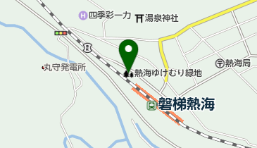 熱海ゆけむり緑地の地図画像