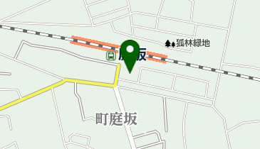 庭坂駅前緑地の地図画像