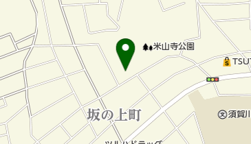 米山寺公園の地図画像