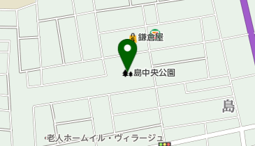 島中央公園の地図画像