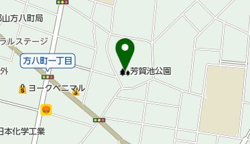 芳賀池公園の地図画像