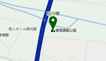 堰場運動公園の地図画像