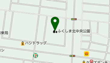 ふくしま北中央公園の地図画像