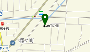 角田公園の地図画像