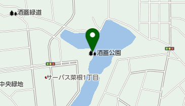 酒蓋公園の地図画像