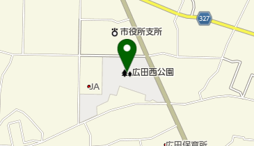 広田西公園の地図画像