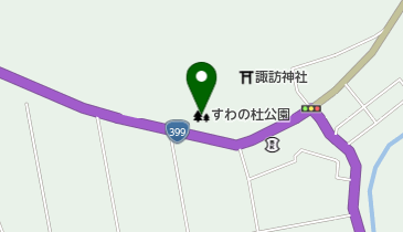 すわの杜公園の地図画像