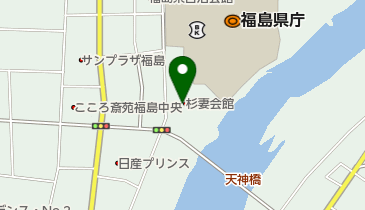 福島県杉妻会館の地図画像