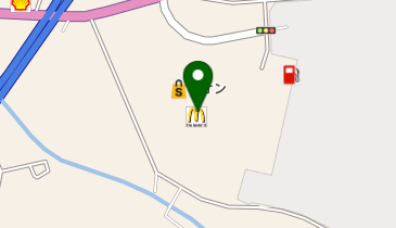 イオン白河西郷店の地図画像