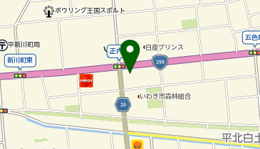 ボルボ・カーいわきの地図画像