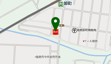 ニコニコレンタカー福島卸町店の地図画像