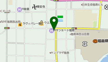 ニコニコレンタカー福島駅東口店の地図画像
