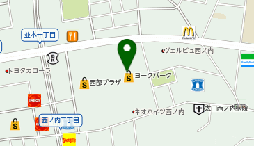 カーブスヨークパーク郡山の地図画像