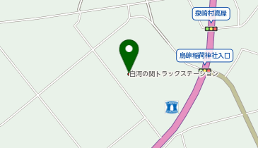 白河の関トラックステーションの地図画像