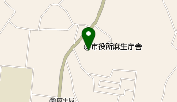 行方市役所麻生庁舎の地図画像